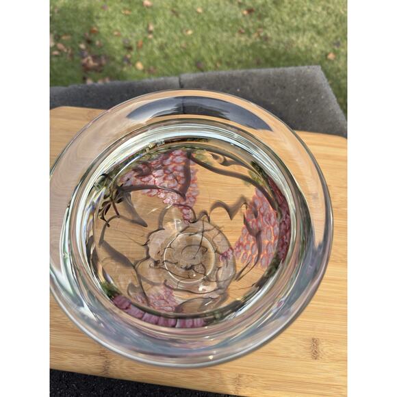 Vandermark Merritt Floral Art Crystal Bowl Signed Limited Edition #142/200 - Picture 12 of 14